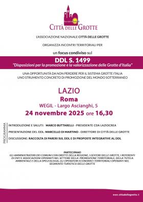 Locandina incontro Lazio